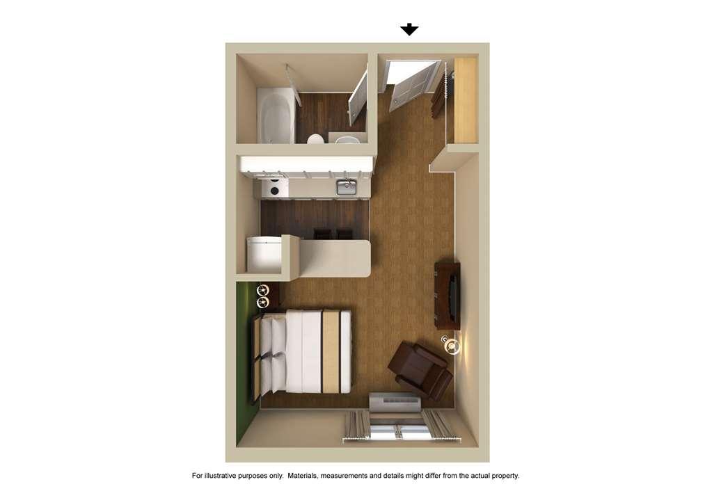 Extended Stay America Select Suites - Chicago - Rolling Meadows Quarto foto